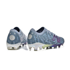 Chuteira Campo FG New Balance Furon Team V8 Azul e Roxa