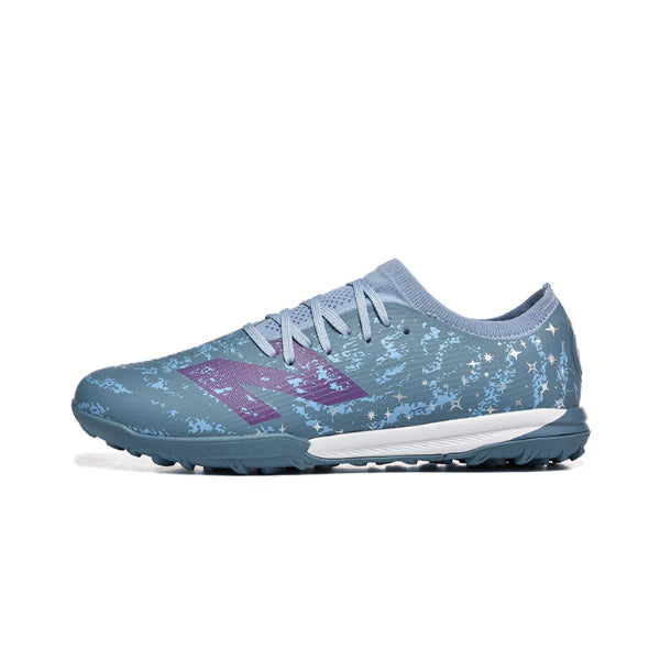 Chuteira Society TF New Balance Furon V8 Elite Azul