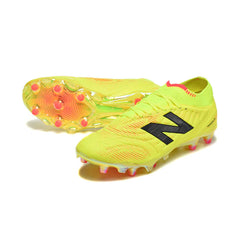 Chuteira Campo FG New Balance Tekela Elite V5 Amarela e Laranja