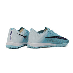 Chuteira Society TF Nike Air Zoom Mercurial Superfly 11 Elite Light Azul e Branco