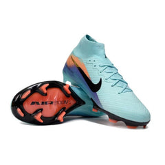 Chuteira Campo FG Nike Air Zoom Mercurial Superfly 9 Elite Azul-Clara Infantil