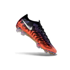 Chuteira Campo FG Nike Air Zoom Mercurial Vapor 15 Elite Roxa e Laranja Infantil