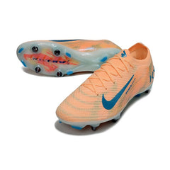 Chuteira Campo Molhado SG Nike Air Zoom Mercurial Vapor 16 Elite Pack Mbappe Orange