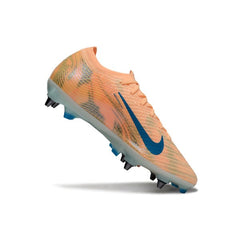 Chuteira Campo Molhado SG Nike Air Zoom Mercurial Vapor 16 Elite Pack Mbappe Orange