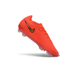Chuteira Campo FG Nike Air Zoom Mercurial Vapor 17 Elite Laranja e Dourada