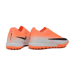 Chuteira Society TF Nike Air Zoom Mercurial Vapor 17 Elite Laranja e Branco