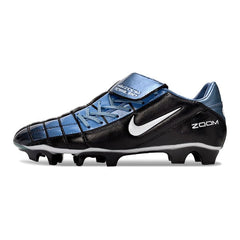 Chuteira Campo FG Nike Air Zoom Total 90 III Preta e Azul
