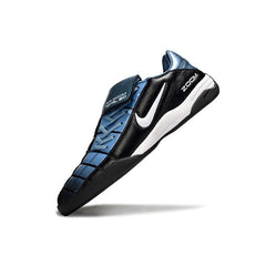 Chuteira Futsal IC Nike Air Zoom Total 90 III Preta e Azul Indoor