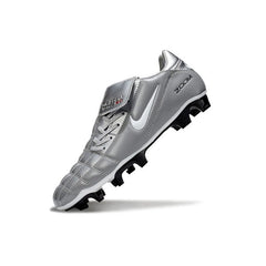 Chuteira Campo FG Nike Air Zoom Total 90 III Cinza e Prateada