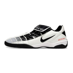 Chuteira Futsal IC Nike Air Zoom Total 90 III Branca e Preta Indoor