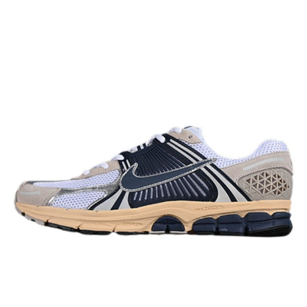 Tênis de Corrida Nike Air Zoom Vomero 5 Branco e Dark Azul