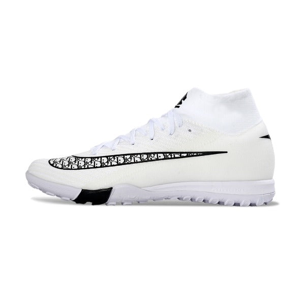Chuteira Society TF Nike Mercurial Superfly 10 Dior Branca Infantil