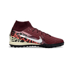 Chuteira Society TF Nike Mercurial Superfly 10 Elite Vermelha-Escura Infantil