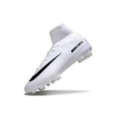 Chuteira Campo FG Nike Mercurial Superfly 5 Elite Branca e Preta