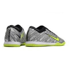 Chuteira Futsal IC Nike Mercurial Vapor 15 Elite Cinza e Verde