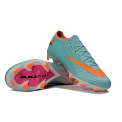 Chuteira Campo FG Nike Mercurial Vapor 16 Elite Light Azul e Laranja Infantil