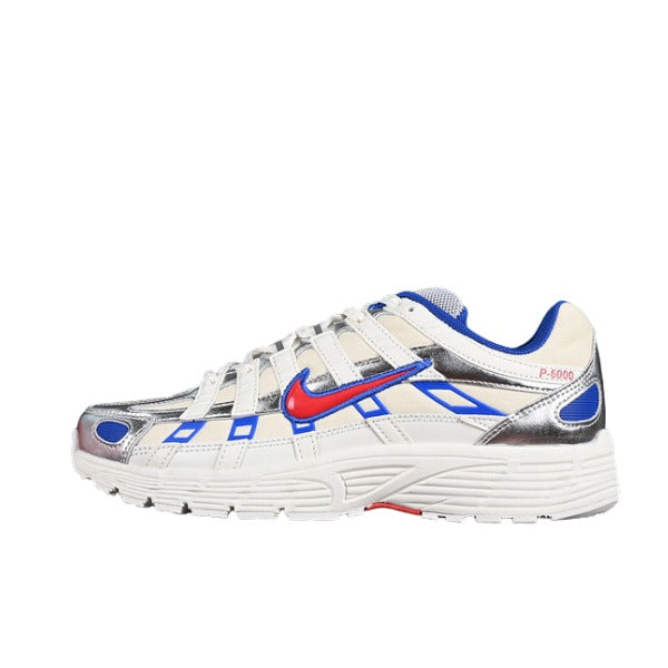 Tênis de Corrida Nike P-6000 Sliver e Azul