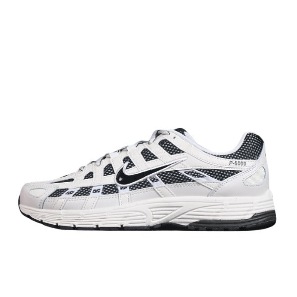 Tênis de Corrida Nike P-6000 Branco e Preto