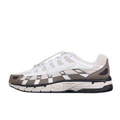 Tênis de Corrida Nike P-6000 Branco e Marrom
