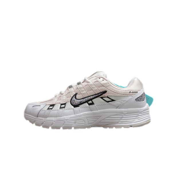 Tênis de Corrida Nike P-6000 Branco e Rosa