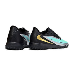 Chuteira Society TF Nike Phantom 6 Academy Preta e Verde