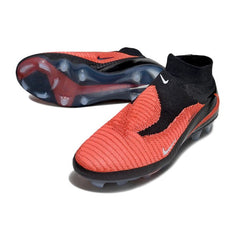 Chuteira Campo FG Nike Phantom 6 DF Elite Preta e Vermelha
