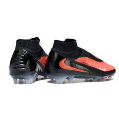 Chuteira Campo FG Nike Phantom 6 DF Elite Preta e Vermelha