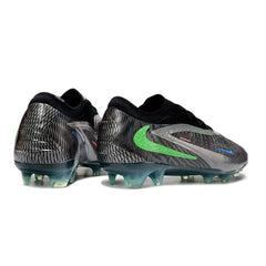 Chuteira Campo FG Nike Phantom 6 Elite Preta e Cinza