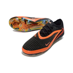 Chuteira Campo FG Nike Phantom 6 Elite Preto e Laranja