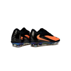 Chuteira Campo FG Nike Phantom 6 Elite Pack Preto e Laranja Infantil