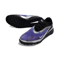 Chuteira Society TF Nike Phantom 6 Elite Preta e Roxa