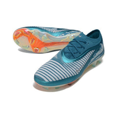 Chuteira Campo FG Nike Phantom 6 Elite Azul e Branco