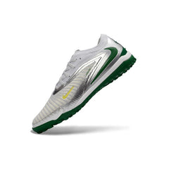 Chuteira Society TF Nike Phantom 6 Elite Prateado e Verde