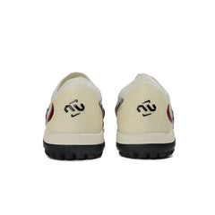 Chuteira Society TF Nike Phantom 6 Elite Pack Branco e Vermelha-Escura Infantil