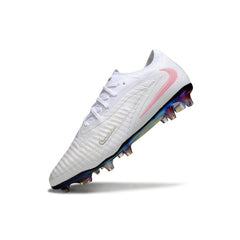 Chuteira Campo FG Nike Phantom 6 Elite Branca e Rosa