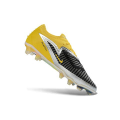 Chuteira Campo FG Nike Phantom 6 Elite Amarelo, Cinza e Prateado