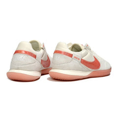 Chuteira Futsal IC Nike Streetgato Branca e Laranja