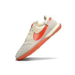 Chuteira Futsal IC Nike Streetgato Branca e Laranja