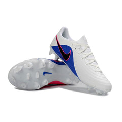 Chuteira Campo FG Nike Tiempo Legend 11 Elite Branca , Azul e Rosa Infantil