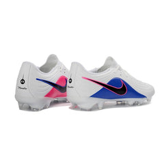 Chuteira Campo FG Nike Tiempo Legend 11 Elite Branca , Azul e Rosa Infantil
