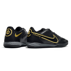 Chuteira Futsal IC Nike Tiempo Legend 9 Elite Pack Shadow Preta e Branca