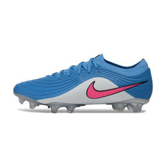 Chuteira Campo FG Nike Tiempo Maestro Elite Azul, Rosa e Branco