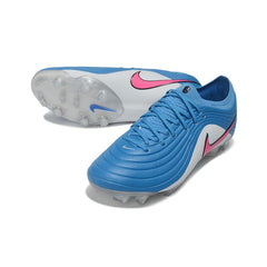 Chuteira Campo FG Nike Tiempo Maestro Elite Azul, Rosa e Branco