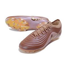 Chuteira Campo FG Nike Tiempo Maestro Elite Marrom e Rosa