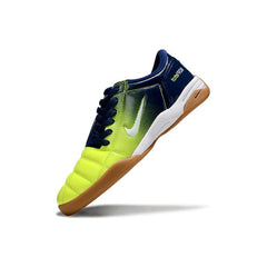 Chuteira Futsal IC Nike Total 90 III Azul e Verde