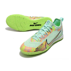 Chuteira Futsal IC Nike Vapor 15 Pro Zoom Pack Bonded Preta e Branca