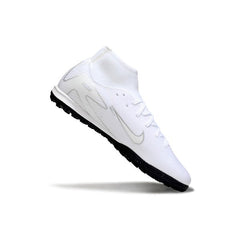 Chuteira Society TF Nike Zoom Mercurial Superfly 10 Academy Branca