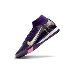 Chuteira Society TF Nike Zoom Mercurial Superfly 10 Elite Pack Mbappe Purple