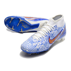 Chuteira Campo FG Nike Zoom Mercurial Superfly 9 Academy Azul Pack CR7