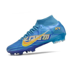 Chuteira Campo FG Nike Zoom Mercurial Superfly 9 Academy Pack Comic Preta e Vermelha